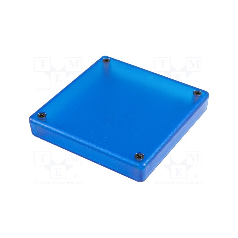 1 pcs x HAMMOND - 1551XXTBU - Enclosure: multipurpose, X: 80mm, Y: 80mm, Z: 15mm, 1551 MINI, ABS