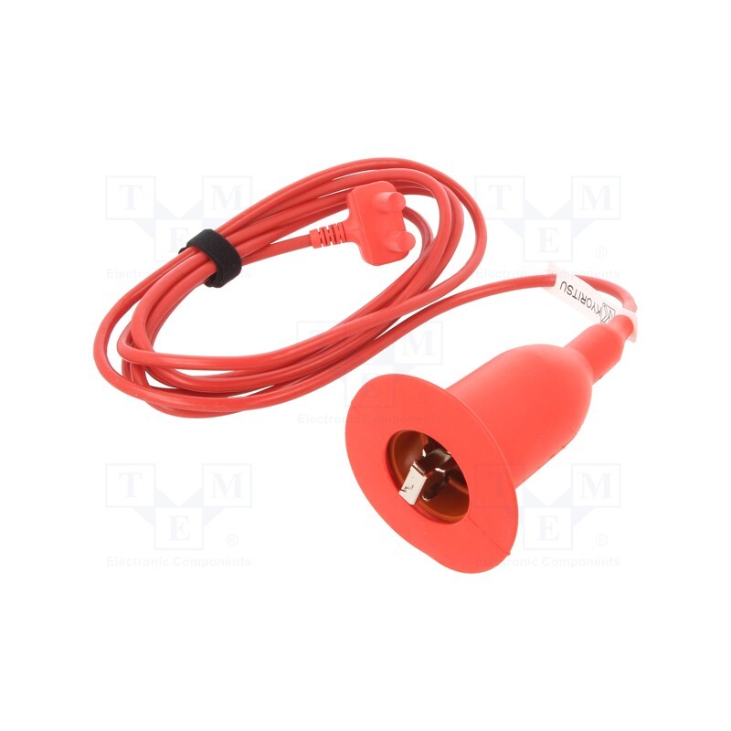 1 pcs x KYORITSU - KEW7168A - Test lead, Urated: 5kV, Len: 3m, red
