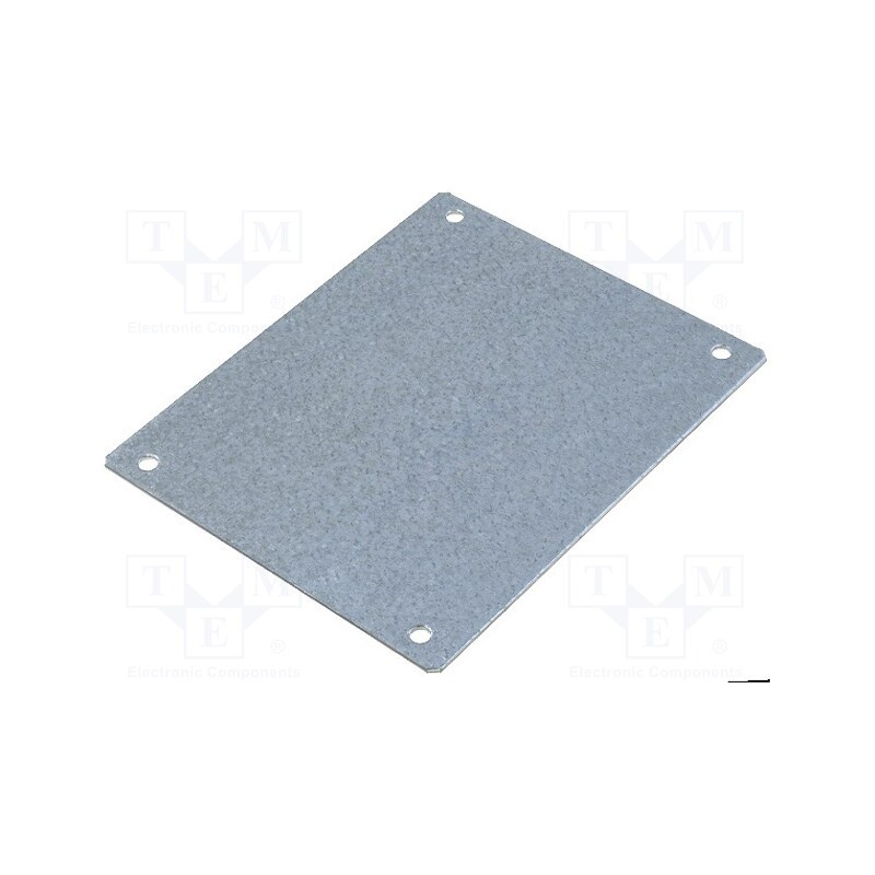 1 pcs x FIBOX - TM 1216 - Mounting plate, steel, W: 134mm, L: 111mm, Thk: 1.5mm, Plating: zinc