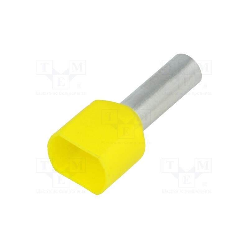 5 pcs x BM GROUP - BM 00661 - Tip: bootlace ferrule, insulated,double, copper, 6mm2, 14mm, 10AWG