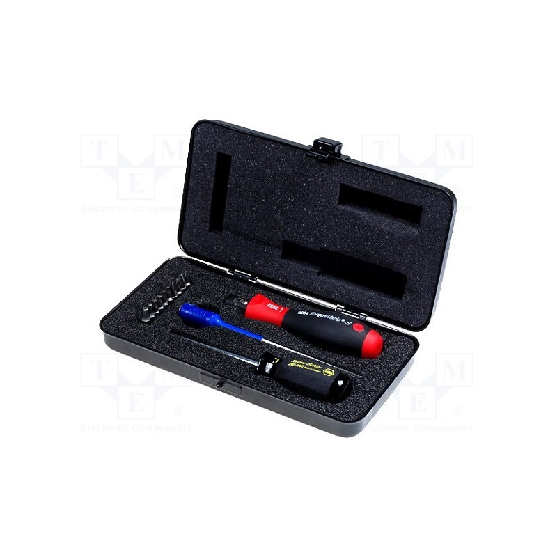 1 set x WIHA - 26893 - Kit: screwdriver bits, 10pcs, torque, Torque: 0.8÷5Nm, ±6%