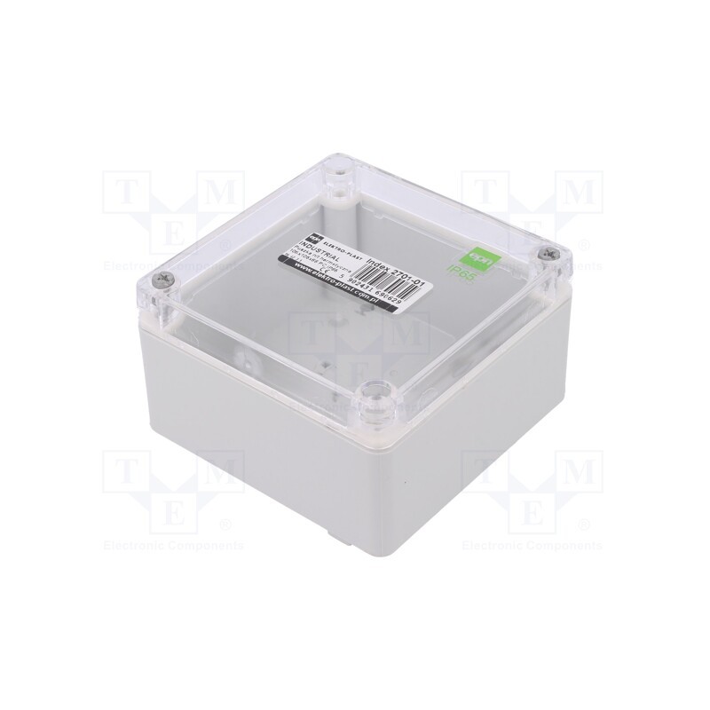 1 pcs x ELEKTRO-PLAST NASIELSK - 292561 - Enclosure: multipurpose, X: 105mm, Y: 105mm, Z: 66mm, INDUSTRIAL