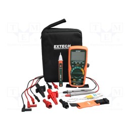 1 pcs x EXTECH - EX505-K - Digital multimeter, LCD, (4000), VDC: 0.1÷400mV,4V,40V,400V,1kV
