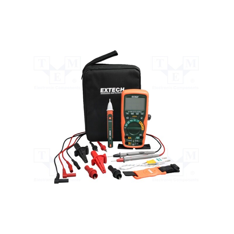 1 pcs x EXTECH - EX505-K - Digital multimeter, LCD, (4000), VDC: 0.1÷400mV,4V,40V,400V,1kV