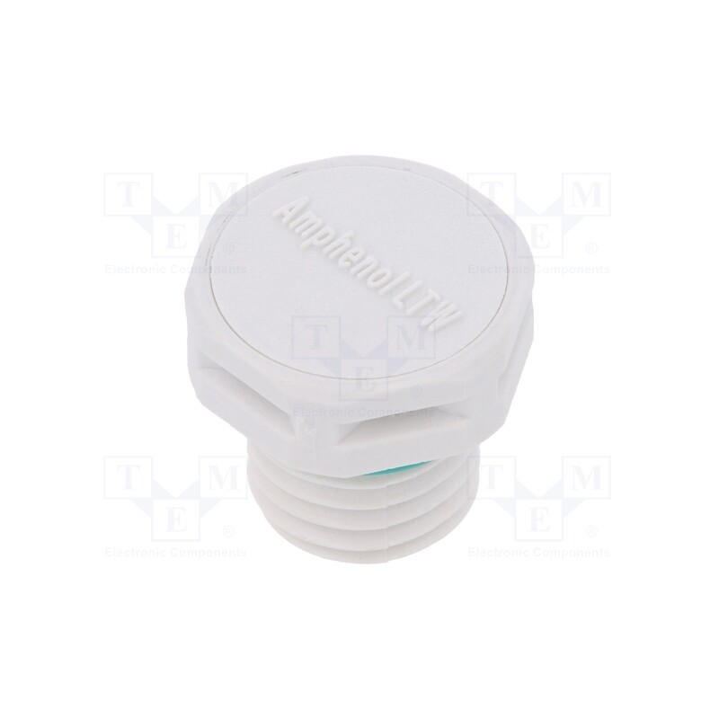 1 pcs x AMPHENOL - LTW VENT-PS1NGY-O8002 - Pressure compensation device, IP68, -40÷125°C, Thread: M12
