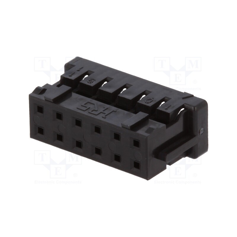 5 pcs x HIROSE - DF11-12DS-2C - Plug, wire-wire/PCB, female, DF11, 2mm, PIN: 12, w/o contacts