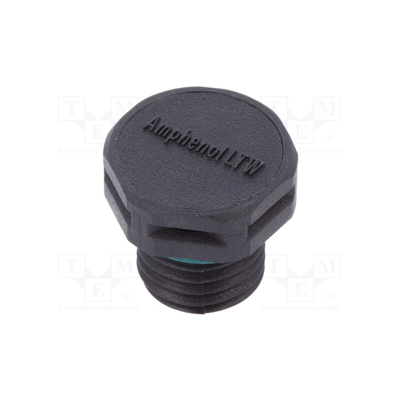 1 pcs x AMPHENOL - LTW VENT-PS1NBK-O8002 - Pressure compensation device, IP68, -40÷125°C, Thread: M12