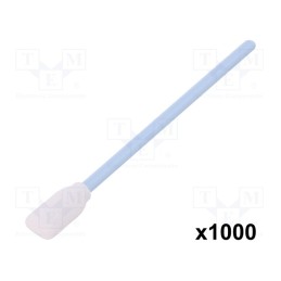 1 pcg x Techspray - 2306-1000 - Tool: cleaning sticks, L: 127mm, flexible, 1000pcs, Tip mat: foam