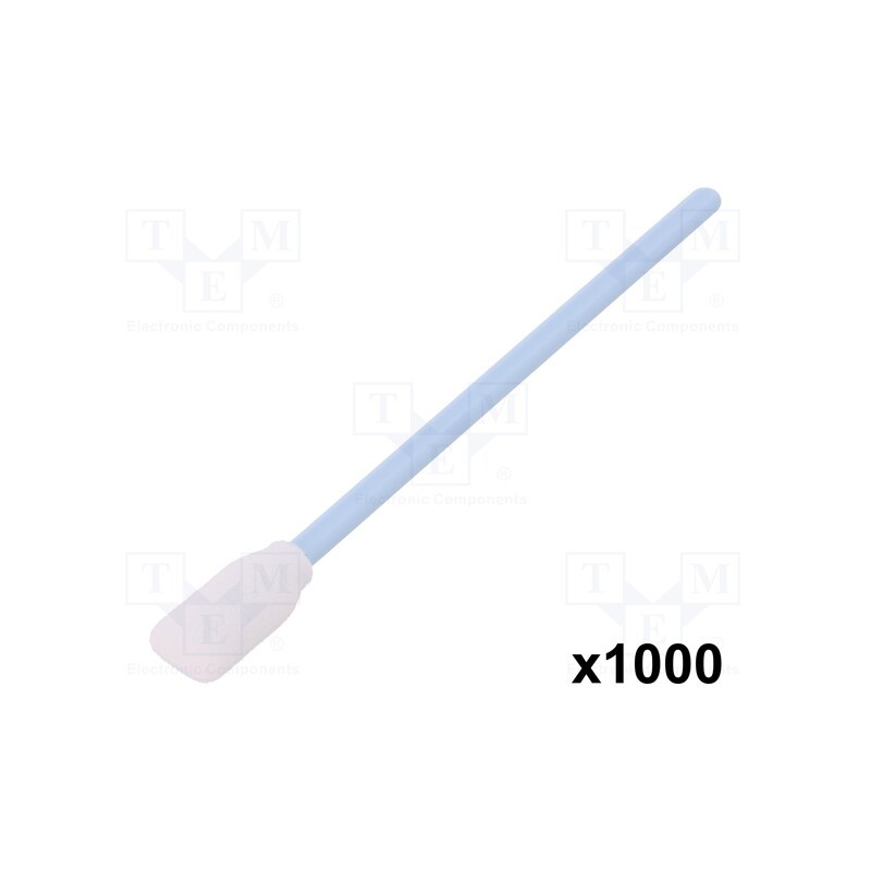 1 pcg x Techspray - 2306-1000 - Tool: cleaning sticks, L: 127mm, flexible, 1000pcs, Tip mat: foam