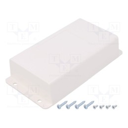 1 pcs x SUPERTRONIC - PP045W-S - Enclosure: multipurpose, X: 69mm, Y: 133mm, Z: 30mm, ABS, white