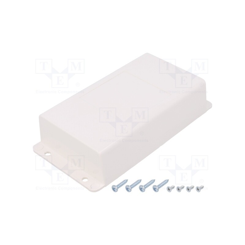 1 pcs x SUPERTRONIC - PP045W-S - Enclosure: multipurpose, X: 69mm, Y: 133mm, Z: 30mm, ABS, white
