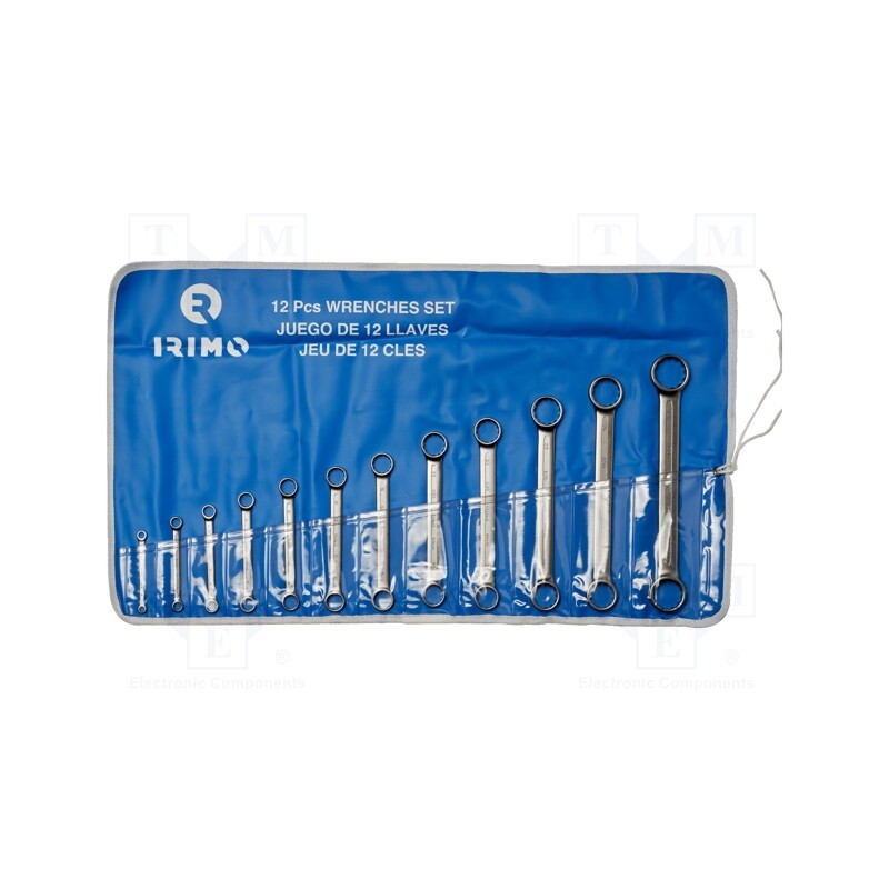 1 set x IRIMO - 21251 - Wrenches set, combination spanner, 12pcs.