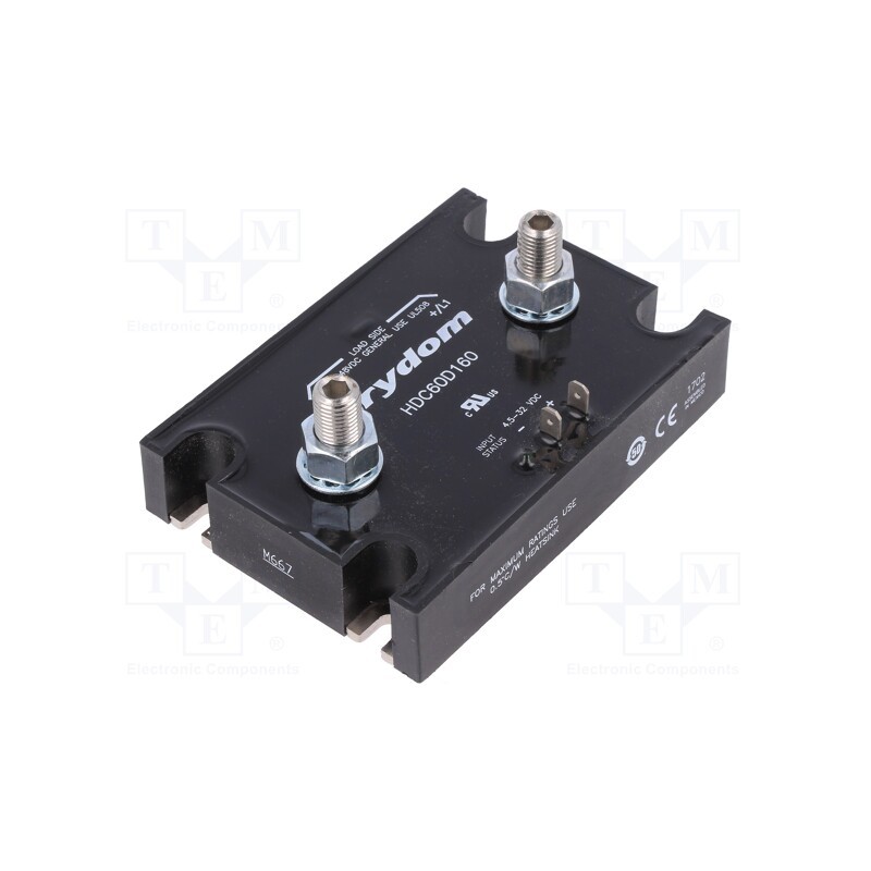 1 pcs x SENSATA / CRYDOM - HDC60D160 - Relay: solid state, Ucntrl: 4.5÷32VDC, 160A, 7÷48VDC, Series: HDC