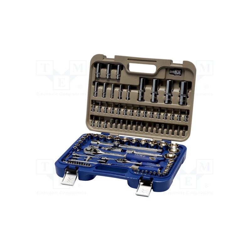 1 set x IRIMO - 129-101-4 - Wrenches set, 12-angles,6-angles,socket spanner, 101pcs.