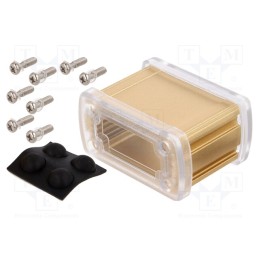 1 pcs x GAINTA - ALUG702GD040-C -AS - Enclosure: multipurpose, X: 68.7mm, Y: 49mm, Z: 35.2mm, aluminium