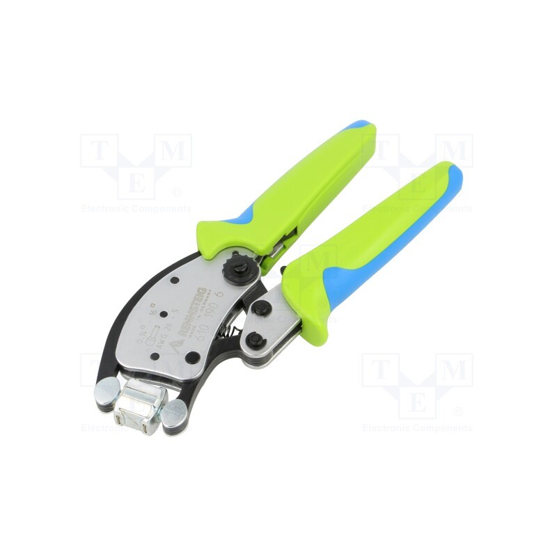 1 pcs x RENNSTEIG - 610 190 6 - Tool: for crimping, insulated solder sleeves, 0.14÷16mm2