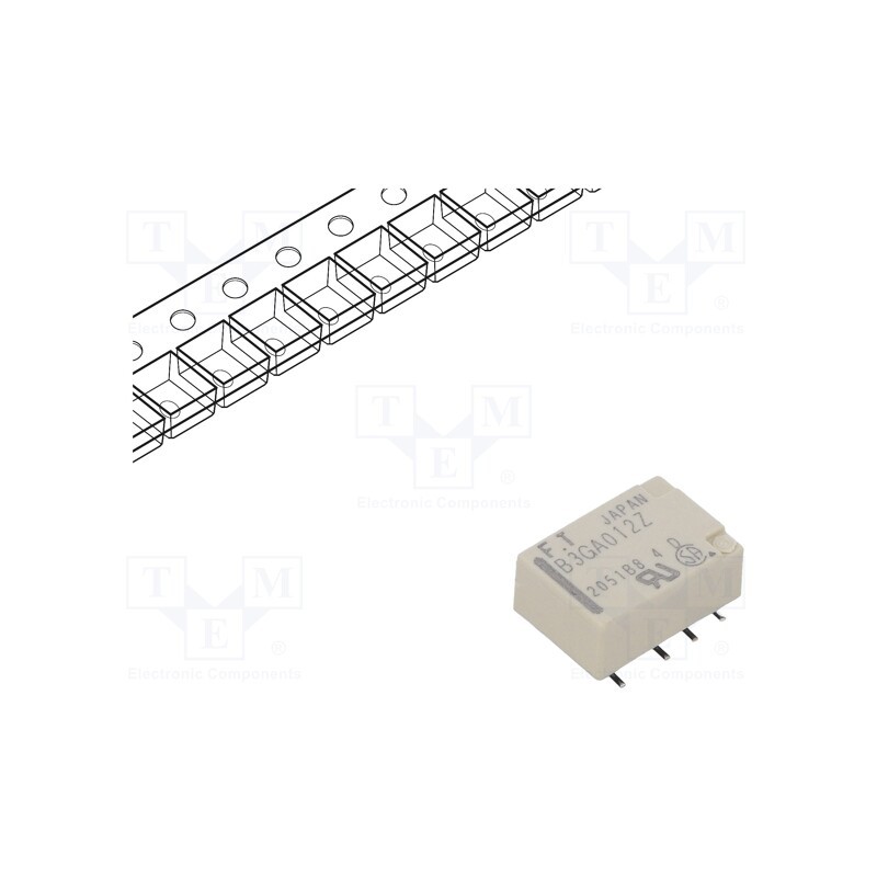 pcs x FUJITSU - FTR-B3GA012Z-B10 - Relay: electromagnetic, DPDT, Ucoil: 12VDC, 2A, 0.3A/125VAC, SMT