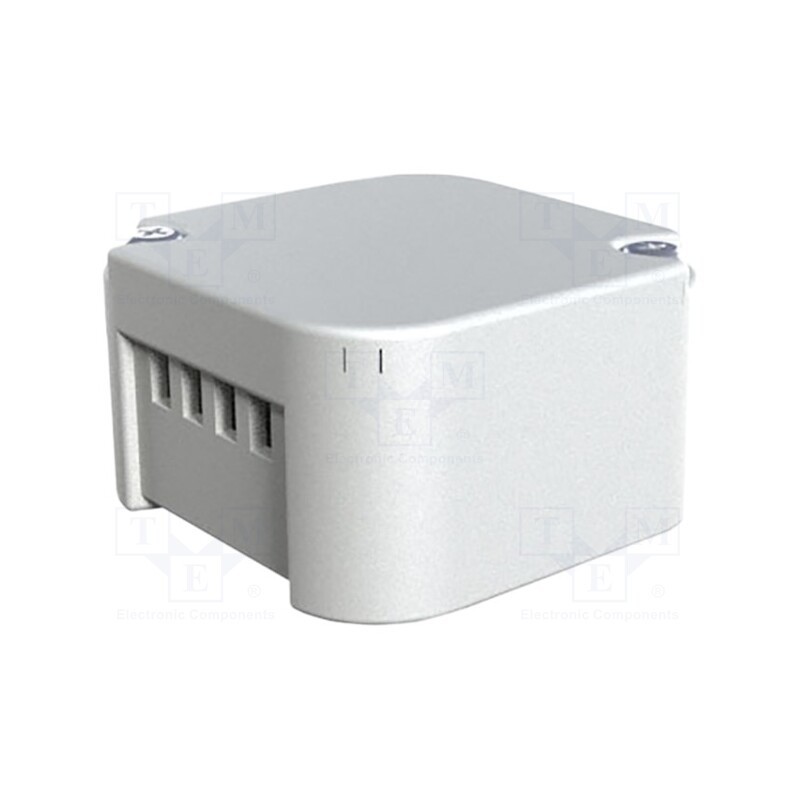 1 pcs x ITALTRONIC - 12.0002004 - Enclosure: junction box, X: 43.8mm, Y: 43.8mm, Z: 25mm, light grey