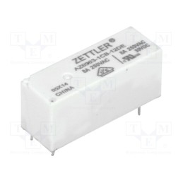 1 pcs x ZETTLER - AZ6963-1CB-12DE - Relay: electromagnetic, SPDT, Ucoil: 12VDC, 8A, 8A/250VAC, 8A/30VDC