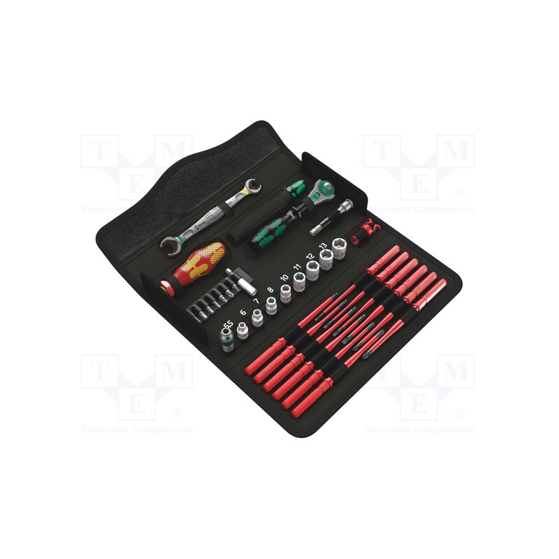 1 set x WERA - 5135870001 - Kit: general purpose, case, 35pcs.