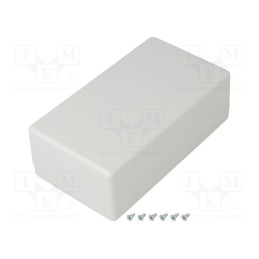 1 pcs x SUPERTRONIC - PP019G-S - Enclosure: multipurpose, X: 70mm, Y: 125mm, Z: 45mm, ABS, grey
