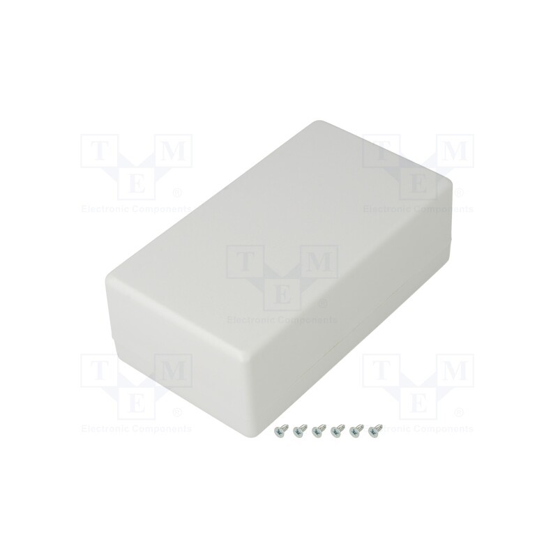 1 pcs x SUPERTRONIC - PP019G-S - Enclosure: multipurpose, X: 70mm, Y: 125mm, Z: 45mm, ABS, grey