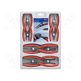 1 set x KNIPEX - 00 20 04 SB - Kit: pliers, for circlip