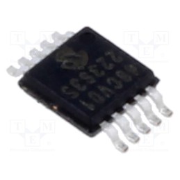 1 pcs x MICROCHIP TECHNOLOGY - MCP48CVB01-E/UN - IC: D/A converter, 8bit, Ch: 1, 1.8÷5.5V, MSOP10, -40÷125°C, 60kHz
