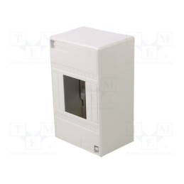 1 pcs x SCHNEIDER ELECTRIC - 13394 - Enclosure: for modular components, IP30, white, No.of mod: 4, IK07