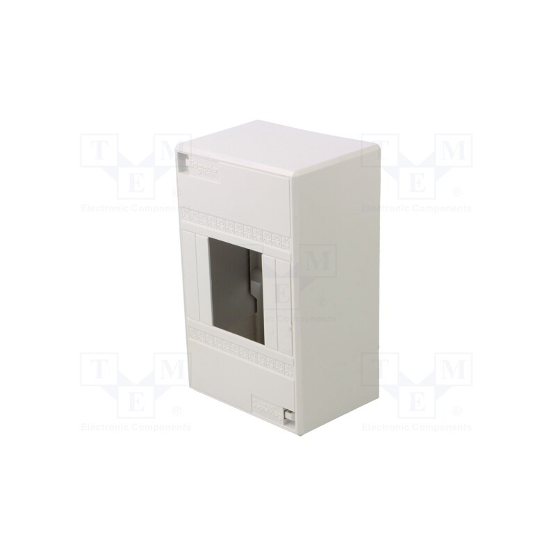 1 pcs x SCHNEIDER ELECTRIC - 13394 - Enclosure: for modular components, IP30, white, No.of mod: 4, IK07