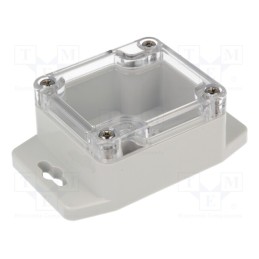 1 pcs x GAINTA - G201CMF - Enclosure: multipurpose, X: 58mm, Y: 64mm, Z: 35mm, with fixing lugs