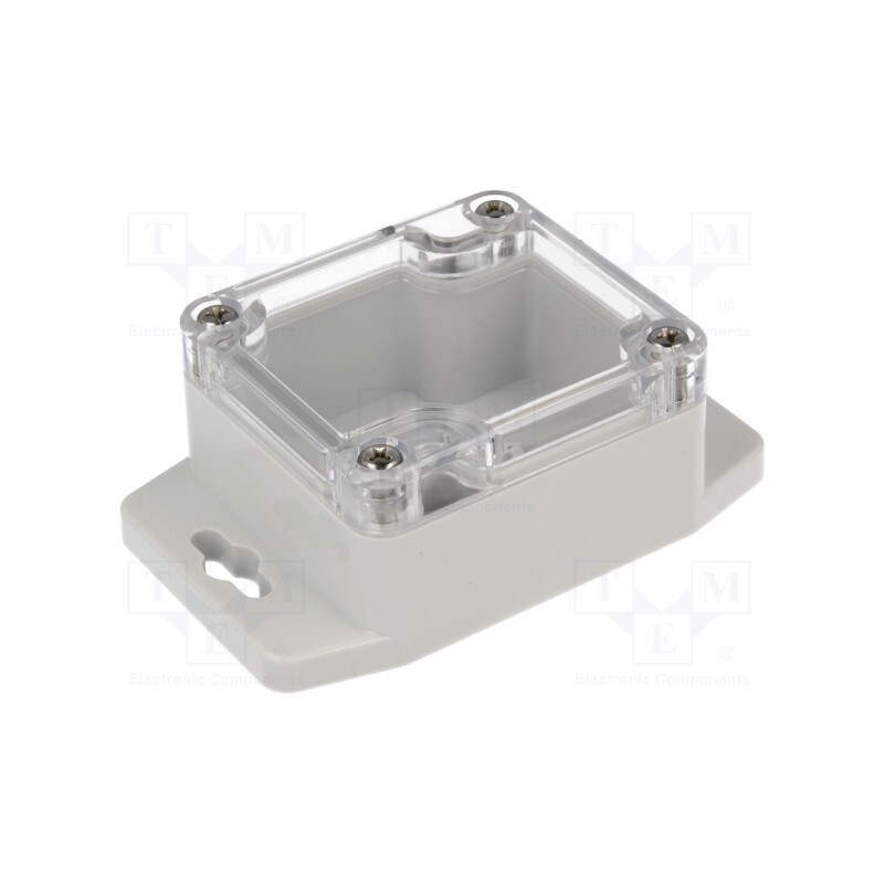 1 pcs x GAINTA - G201CMF - Enclosure: multipurpose, X: 58mm, Y: 64mm, Z: 35mm, with fixing lugs