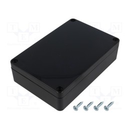 1 pcs x MASZCZYK - KM-178BK - Enclosure: multipurpose, X: 90mm, Y: 135mm, Z: 35mm, ABS, black, IP65