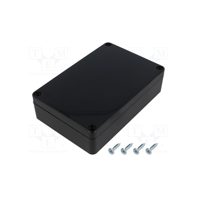 1 pcs x MASZCZYK - KM-178BK - Enclosure: multipurpose, X: 90mm, Y: 135mm, Z: 35mm, ABS, black, IP65