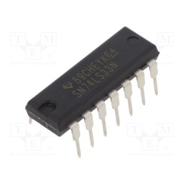 1 pcs x TEXAS INSTRUMENTS - SN74LS33N - IC: digital, NOR, Ch: 4, IN: 2, THT, DIP14, 4.75÷5.25VDC, 0÷70°C, 74LS