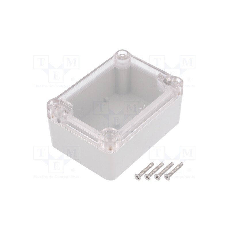 1 pcs x KRADEX - Z56JPH TM ABS - Enclosure: multipurpose, X: 64mm, Y: 88mm, Z: 41mm, ABS, grey, gasket
