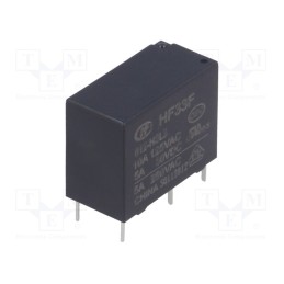 1 pcs x HONGFA RELAY - HF33F/012-HSL3 - Relay: electromagnetic, SPST-NO, Ucoil: 12VDC, 10A, 5A/250VAC, PCB
