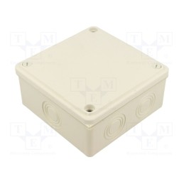 1 pcs x JONEX - PK-24/55 WHITE - Enclosure: junction box, X: 125mm, Y: 125mm, Z: 50mm, wall mount