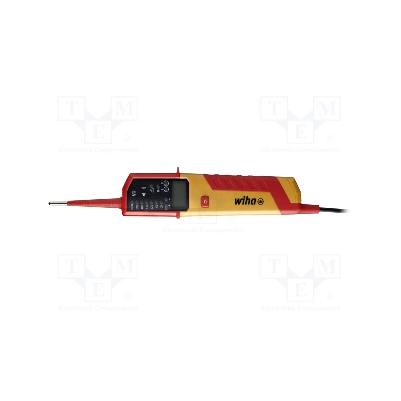 1 pcs x WIHA - 44319 - Tester: electrical, LEDs, VAC: 12÷1000V, VDC: 12÷1500V, IP64