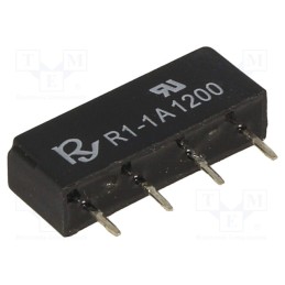1 pcs x Recoy/RAYEX ELECTRONICS - R1-1A1200 - Relay: reed switch, SPST-NO, Ucoil: 12VDC, 1A, max.250VDC, 10VA