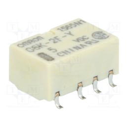 1 pcs x OMRON OCB - G6K-2F-Y 5VDC - Relay: electromagnetic, DPDT, Ucoil: 5VDC, Icontacts max: 1A, SMD