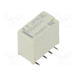 1 pcs x FUJITSU - FTR-B4GA024Z - Relay: electromagnetic, DPDT, Ucoil: 24VDC, 2A, 0.3A/125VAC, SMT