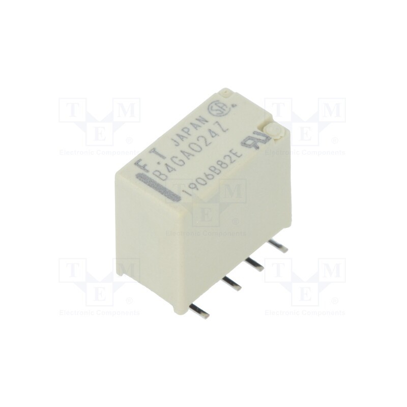1 pcs x FUJITSU - FTR-B4GA024Z - Relay: electromagnetic, DPDT, Ucoil: 24VDC, 2A, 0.3A/125VAC, SMT