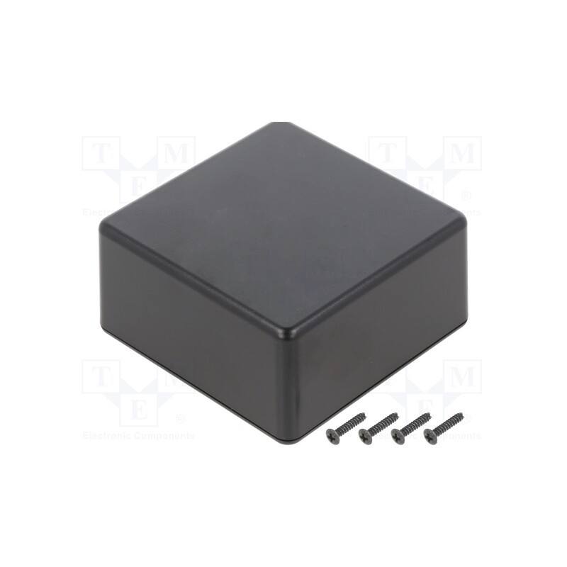 1 pcs x TAKACHI - TW8-4-8B - Enclosure: multipurpose, X: 80mm, Y: 80mm, Z: 40mm, TW, ABS, black