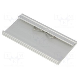 1 pcs x FISCHER ELEKTRONIK - KL35100 - DIN rail mounting bracket, aluminium, 100mm, Rail: TS35