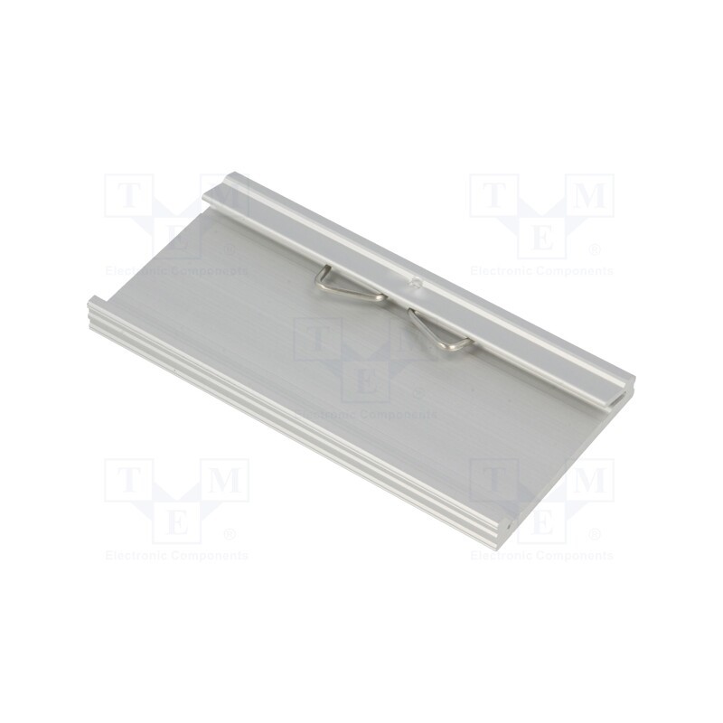 1 pcs x FISCHER ELEKTRONIK - KL35100 - DIN rail mounting bracket, aluminium, 100mm, Rail: TS35