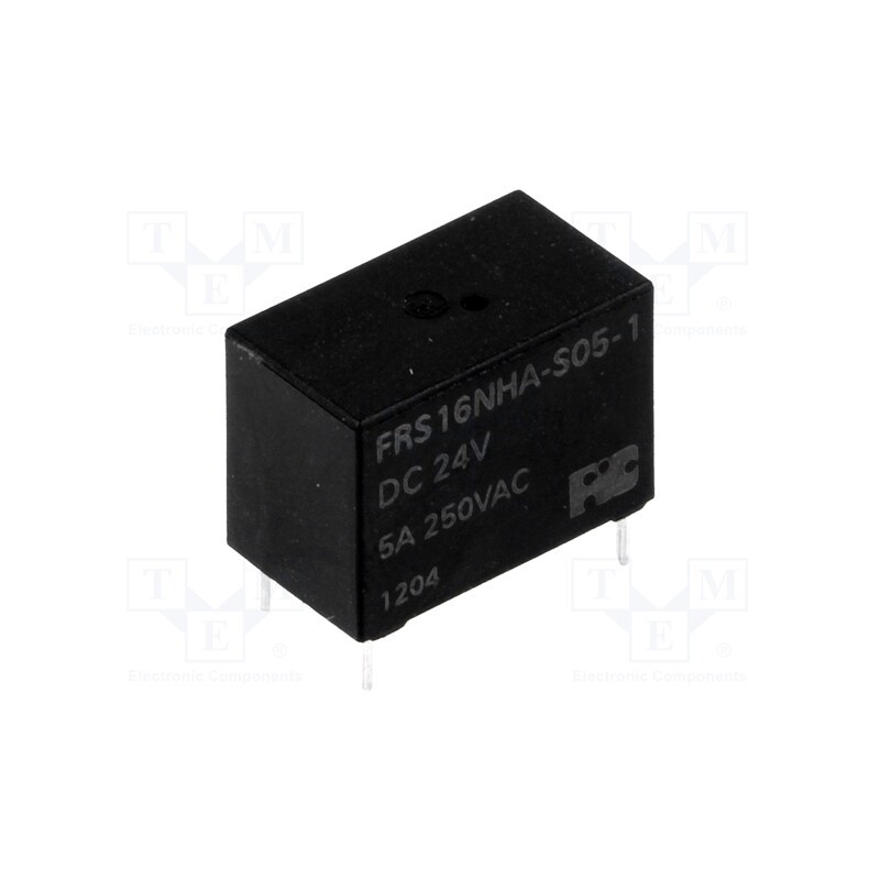 1 pcs x FORWARD INDUSTRIAL CO. - FRS16NHA-S05-1 DC24V - Relay: electromagnetic, SPST-NO, Ucoil: 24VDC, 5A, 5A/125VAC, PCB