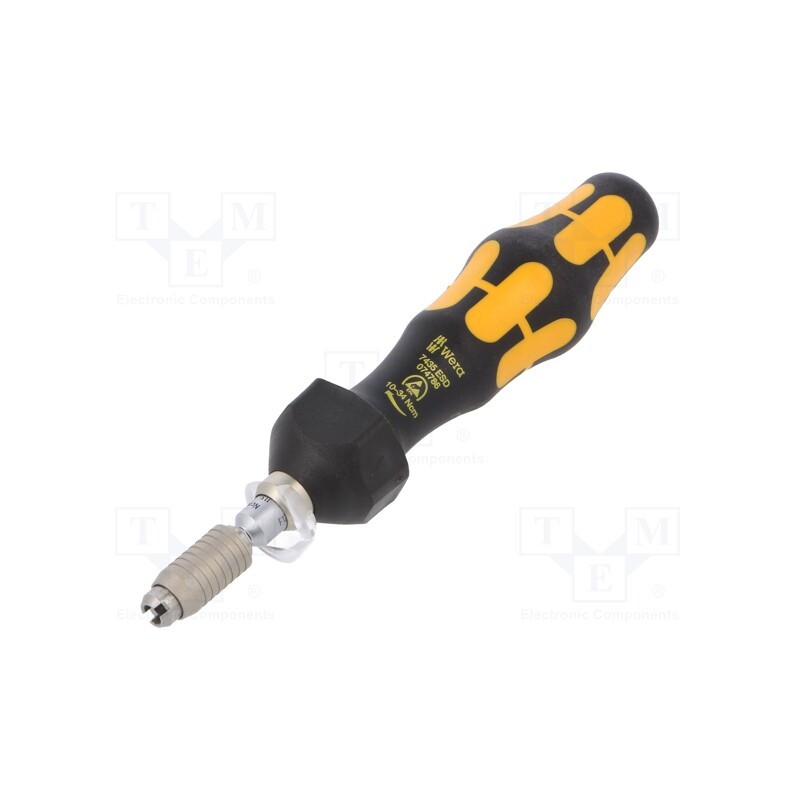 1 pcs x WERA - 5074786001 - Screwdriver, torque,adjustable, ESD,with quick-release chuck