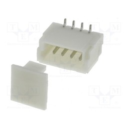 5 pcs x JOINT TECH - A1001WV-S-4P - Socket, wire-board, male, 1mm, PIN: 4, SMT, 50V, 1A, tinned, 20mΩ