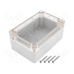 1 pcs x KRADEX - Z57JPH ABS - Enclosure: multipurpose, X: 78mm, Y: 118mm, Z: 54mm, ABS, grey, gasket